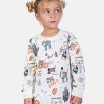 100% Cotton Dress "NYC dogs" | NAADA - CapuletKids