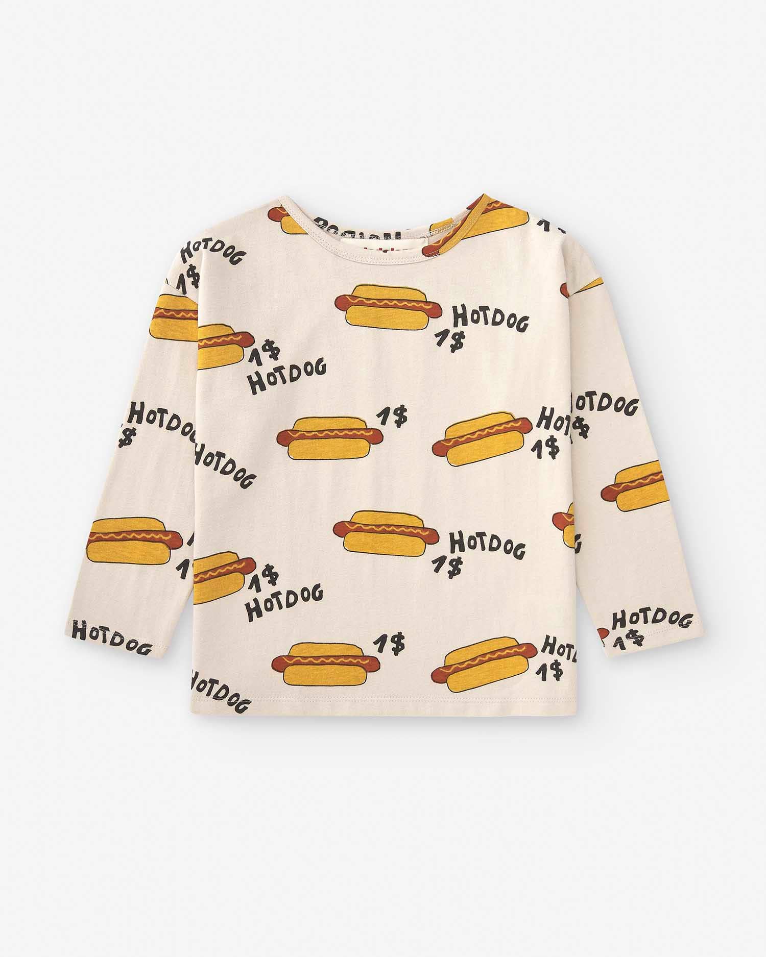 100% Cotton Long Sleeve "Hot Dogs" | NAADA - CapuletKids