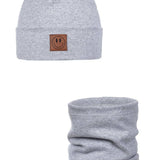 Organic Cotton Hat & Scarf Set for 5-12yo | ANDER