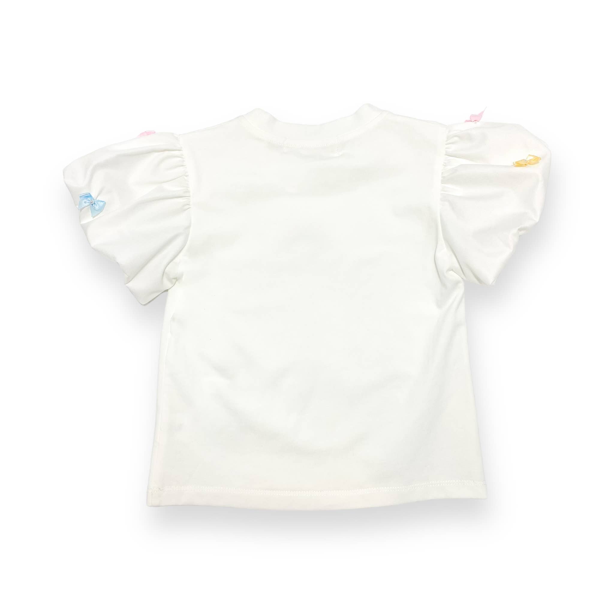 100% Cotton Puff Sleeve T-Shirt | DOE A DEAR - CapuletKids