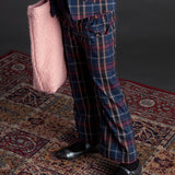 Blue & Red Plaid Pants | TOCOTO VINTAGE