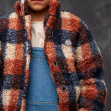 Checked Jacket Knitted | UNISEX | TOCOTO VINTAGE