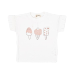 Ice-Cream Ruffle Sleeve Tee - CapuletKids
