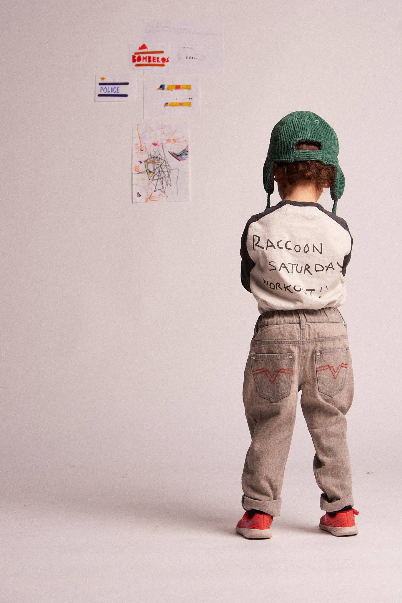 100% Cotton Long Sleeve "Racoon | NAADA - CapuletKids