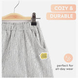 Grey Striped Harem Shorts | AIMAMA