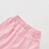 Classic Pink Straight-Leg Pants | AIMAMA