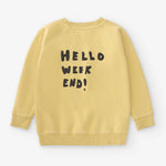100% Cotton Sweatshirt "Hello Week" | NAADA - CapuletKids