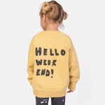 100% Cotton Sweatshirt "Hello Week" | NAADA - CapuletKids