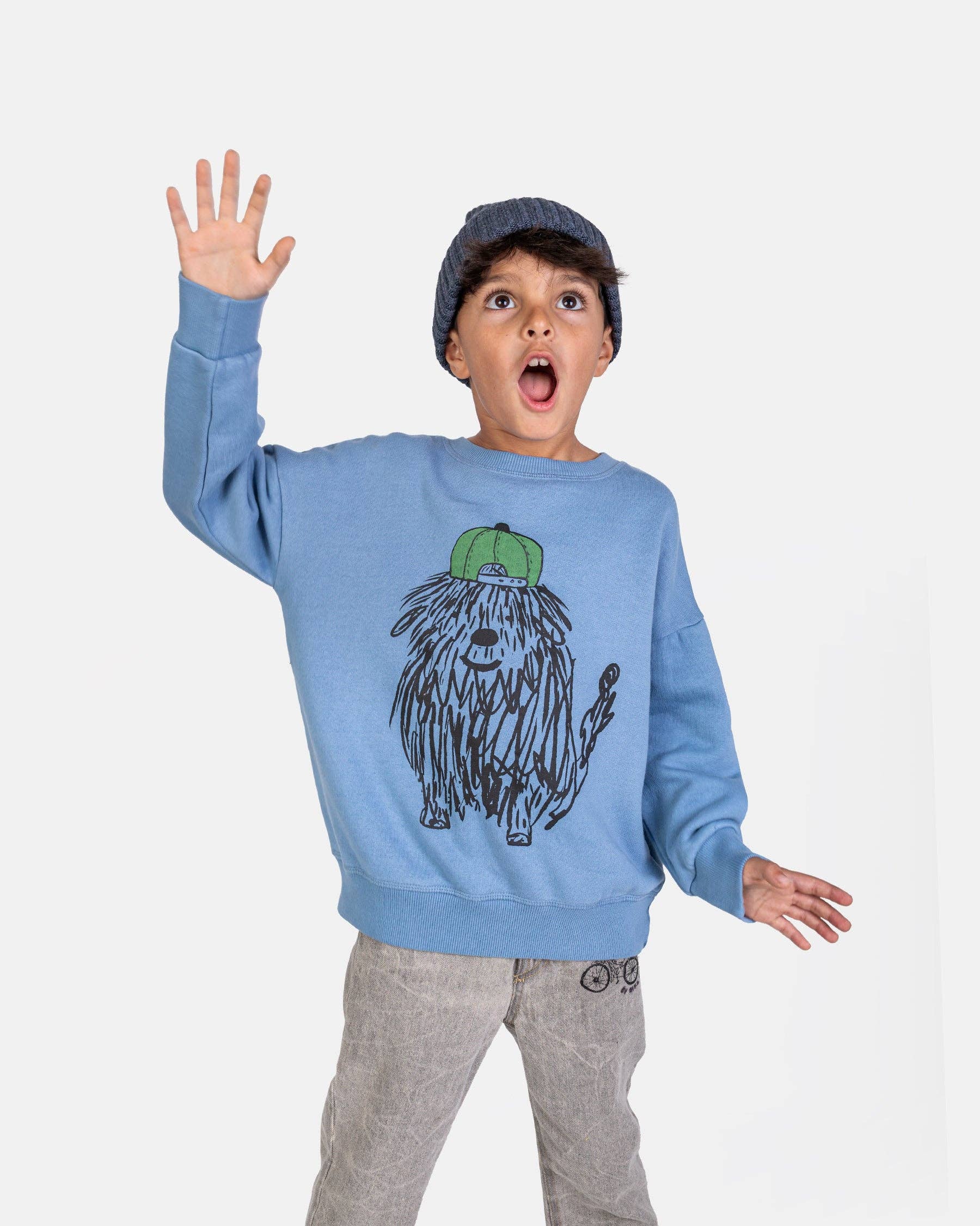 Organic Cotton Sweatshirt "Yeah!" | NAADA - CapuletKids