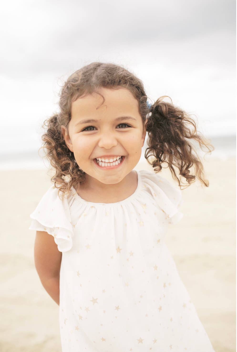 Star Printed Chiffon Dress - CapuletKids