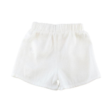 Silver Dot Ruffle Shorts - CapuletKids