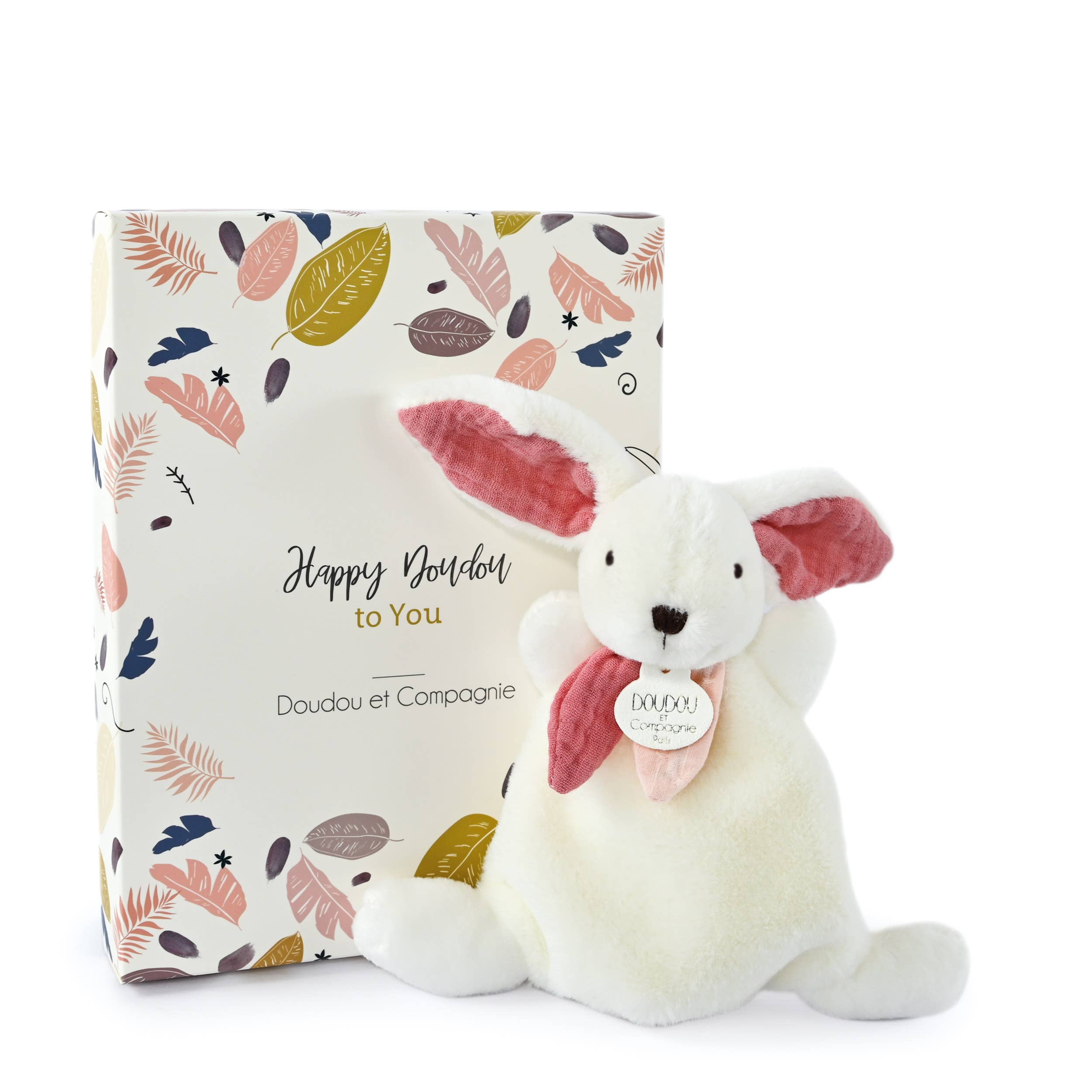Happy Boho Rabbit Comforter with Gift Box