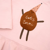 Pink Frilled Dress 'Let's Snow' | AIMAMA