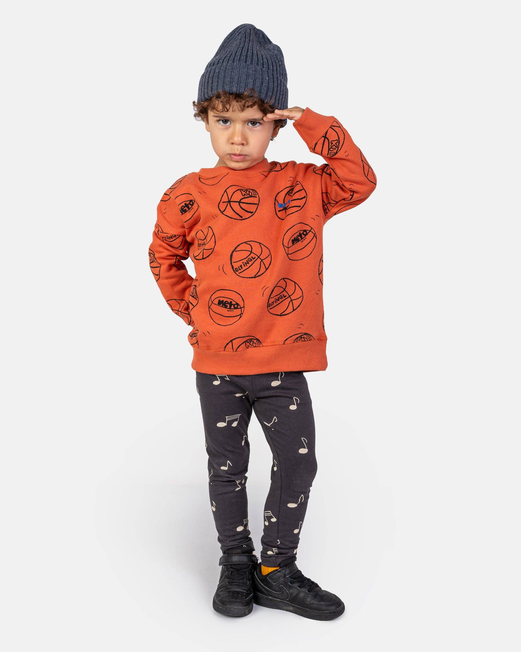 100% Cotton Sweatshirt "Basketball" | NAADA - CapuletKids