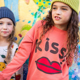100% Cotton Sweatshirt "Kiss" | NAADA - CapuletKids