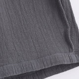 Grey Crepe Wide-Leg Pants | AIMAMA