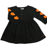 Black & Orange Heart Dress | YELL-OH