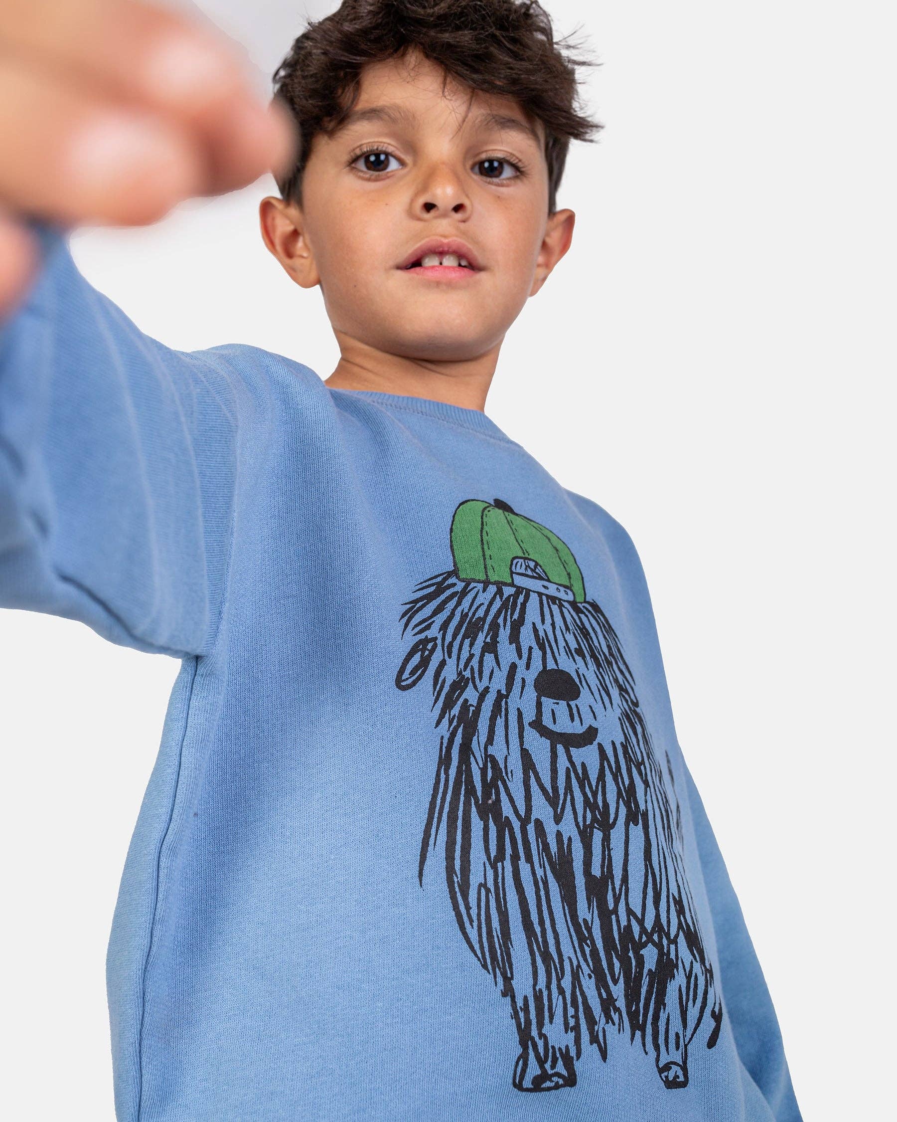 Organic Cotton Sweatshirt "Yeah!" | NAADA - CapuletKids