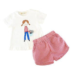 T-Shirt & Shorts Set for Girls | DOE A DEAR - CapuletKids