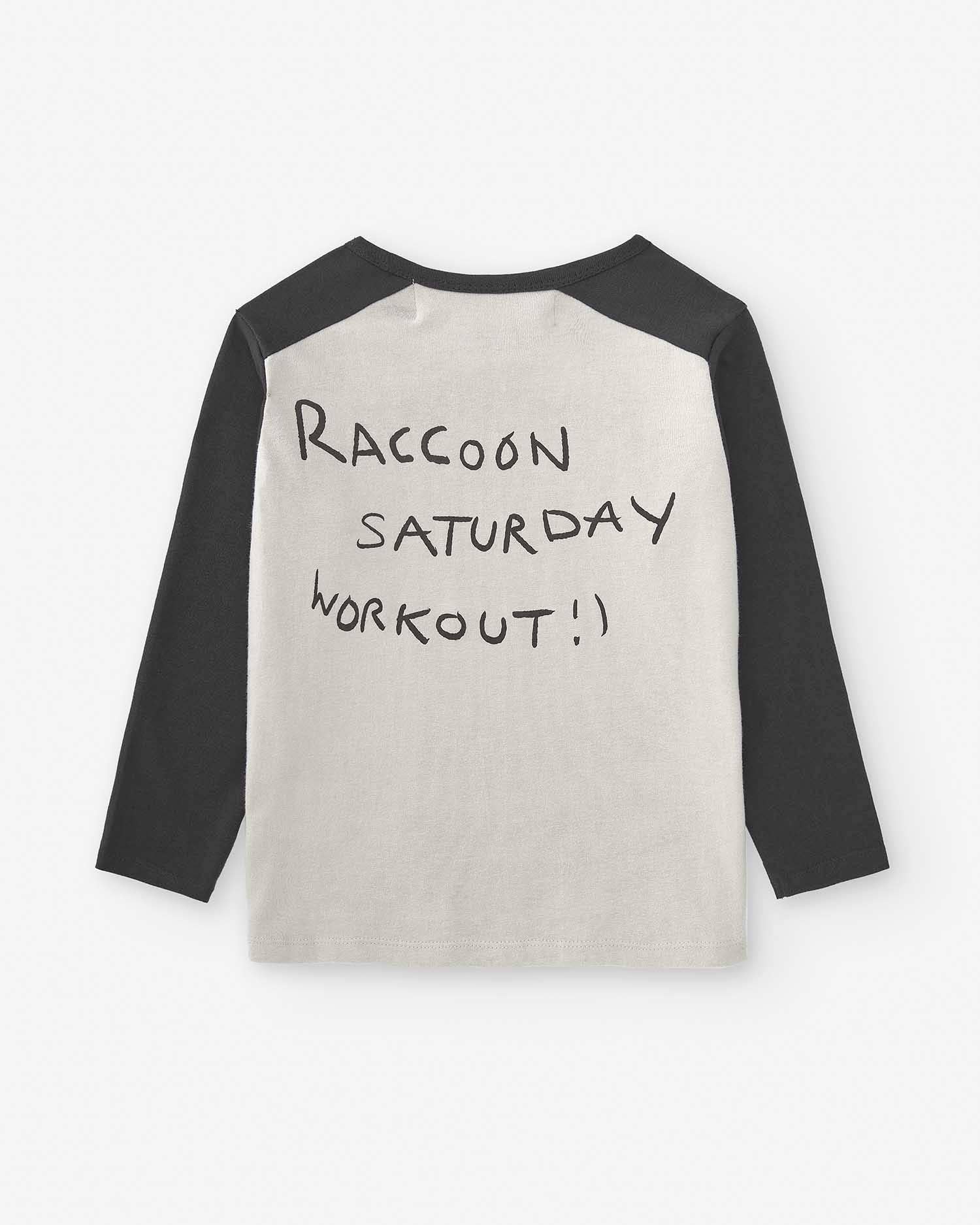 100% Cotton Long Sleeve "Racoon | NAADA - CapuletKids