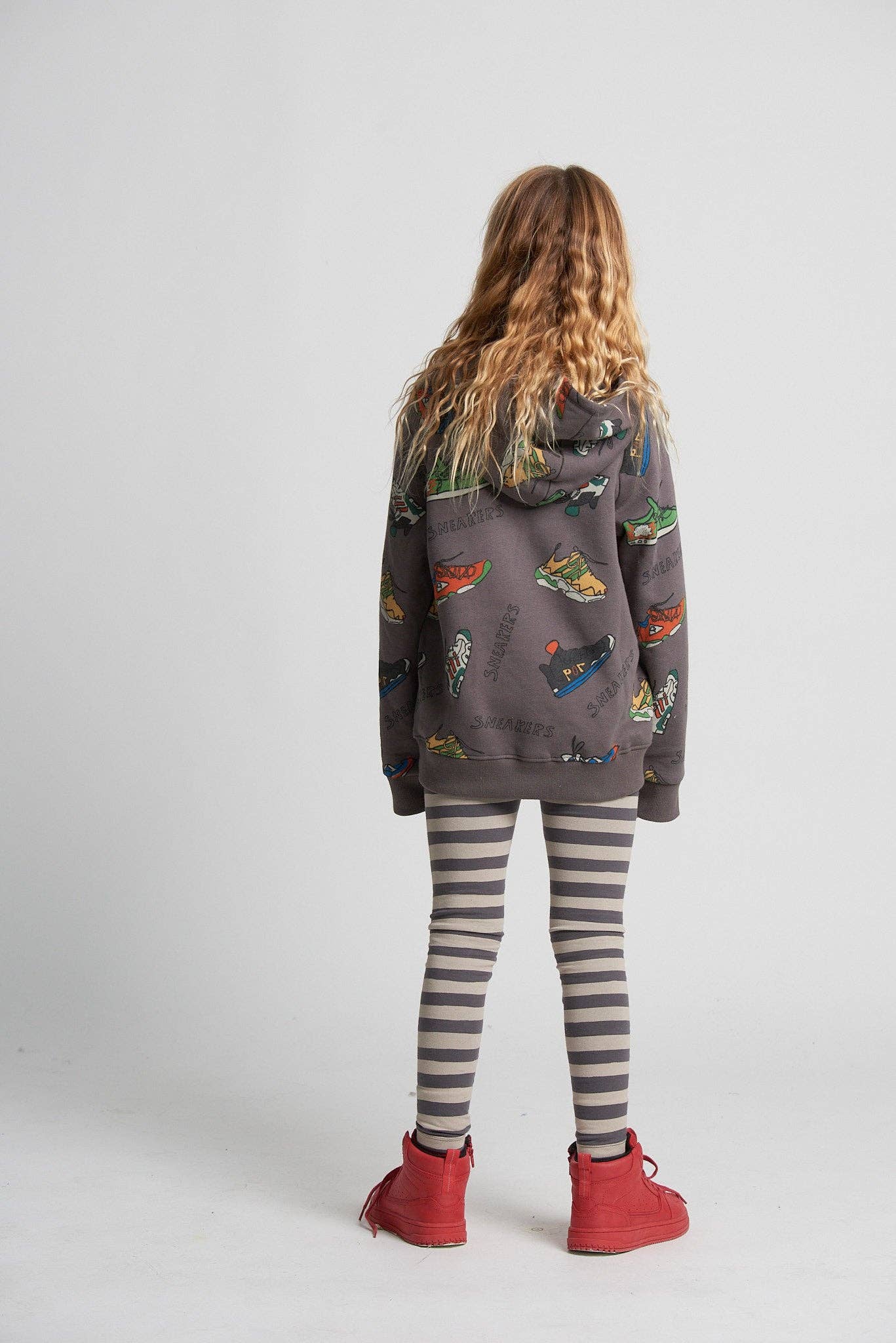 100% Cotton Hoodie "Sneakers" | Unisex Sweatshirt | NAADA - CapuletKids