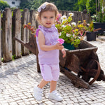 2-Piece Tank and Purple Shorts - CapuletKids