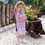2-Piece Tank and Purple Shorts - CapuletKids