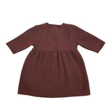 Burgundy Knit Dress & Diaper | BABE & TESS