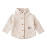Baby Fleece Cardigan | Soft Jacket | TOCOTO VINTAGE