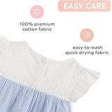 Ruffle Sleeve Striped Dress | AIMAMA