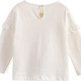 Pink or White Ruffled Longsleeve | AIMAMA