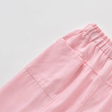 Classic Pink Straight-Leg Pants | AIMAMA