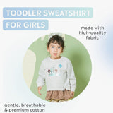 Gray Butterfly & Flowers Sweatshirt | AIMAMA