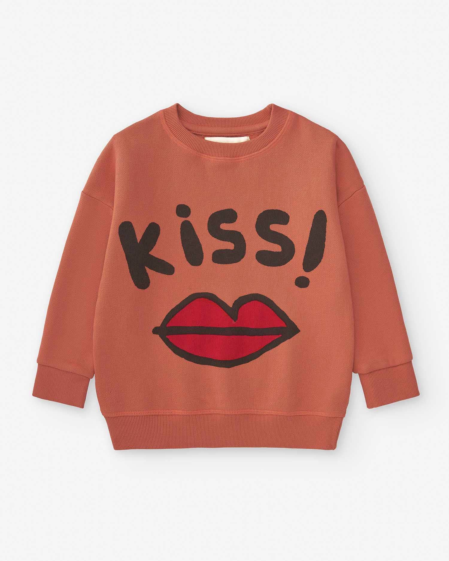 100% Cotton Sweatshirt "Kiss" | NAADA - CapuletKids