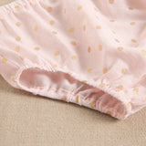 Pink Baby Girl's Dress with Ruffle and Polka Dots: Rose - CapuletKids
