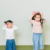 Pink or White Ruffled Longsleeve | AIMAMA