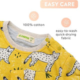 Yellow Leopard Print Sweathshirt | AIMAMA