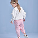 Classic Pink Straight-Leg Pants | AIMAMA
