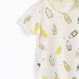 Juice & Oil Print Tee | AIMAMA