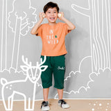 "Smile" Harem Shorts for Boys | AIMAMA