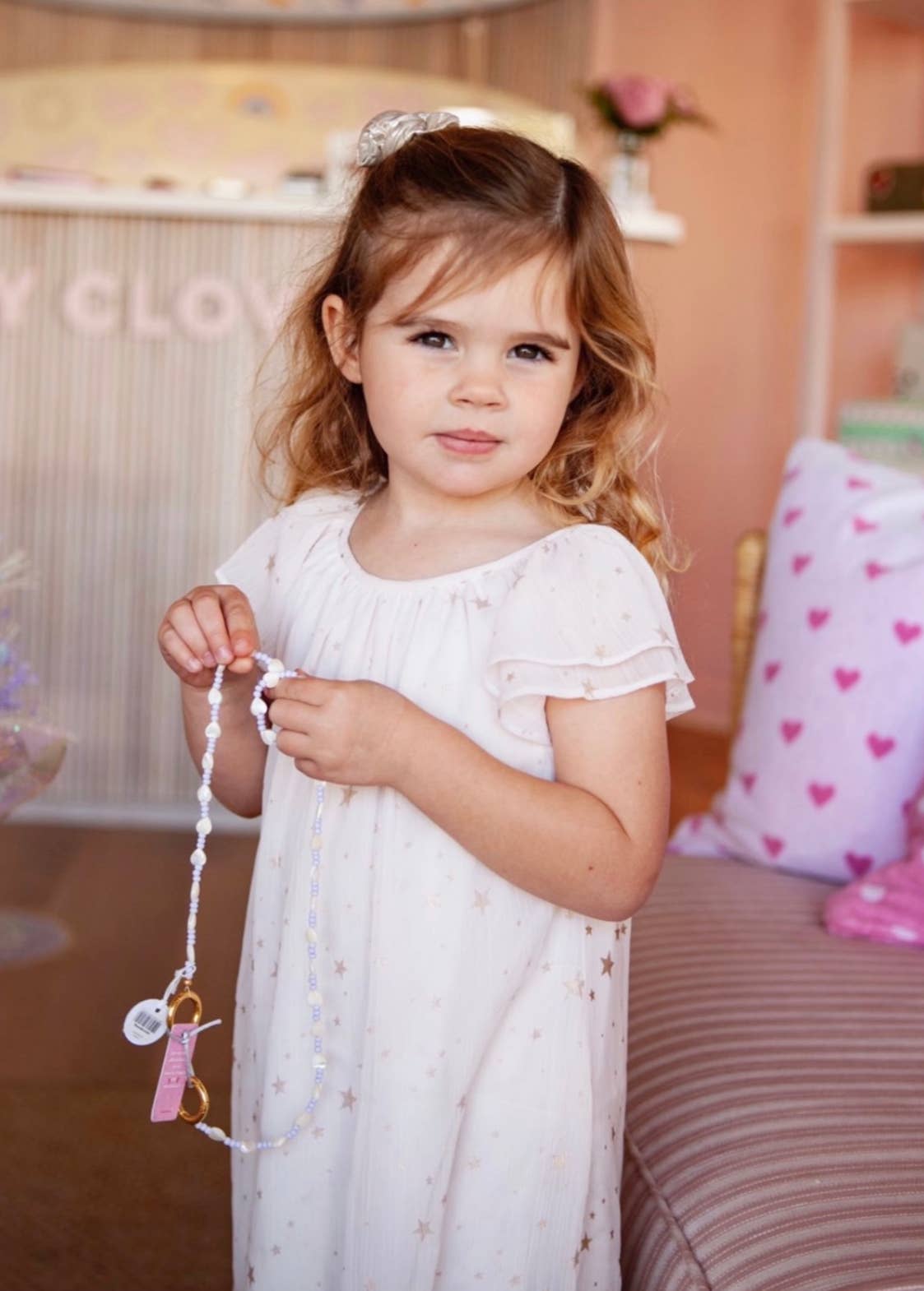 Star Printed Chiffon Dress - CapuletKids
