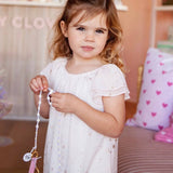 Star Printed Chiffon Dress - CapuletKids