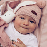 Merino wool Teddy Knitted Beanie Hat | ANDER