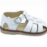 Classic Leather Sandals with Buckle | ALADINO - CapuletKids