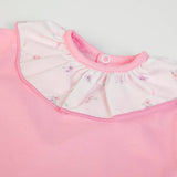 FS Baby T-shirt + woven skirt - White/pink