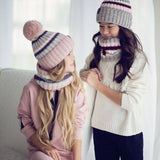 Striped Hat & Snood Set | ANDER