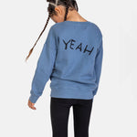 Organic Cotton Sweatshirt "Yeah!" | NAADA - CapuletKids