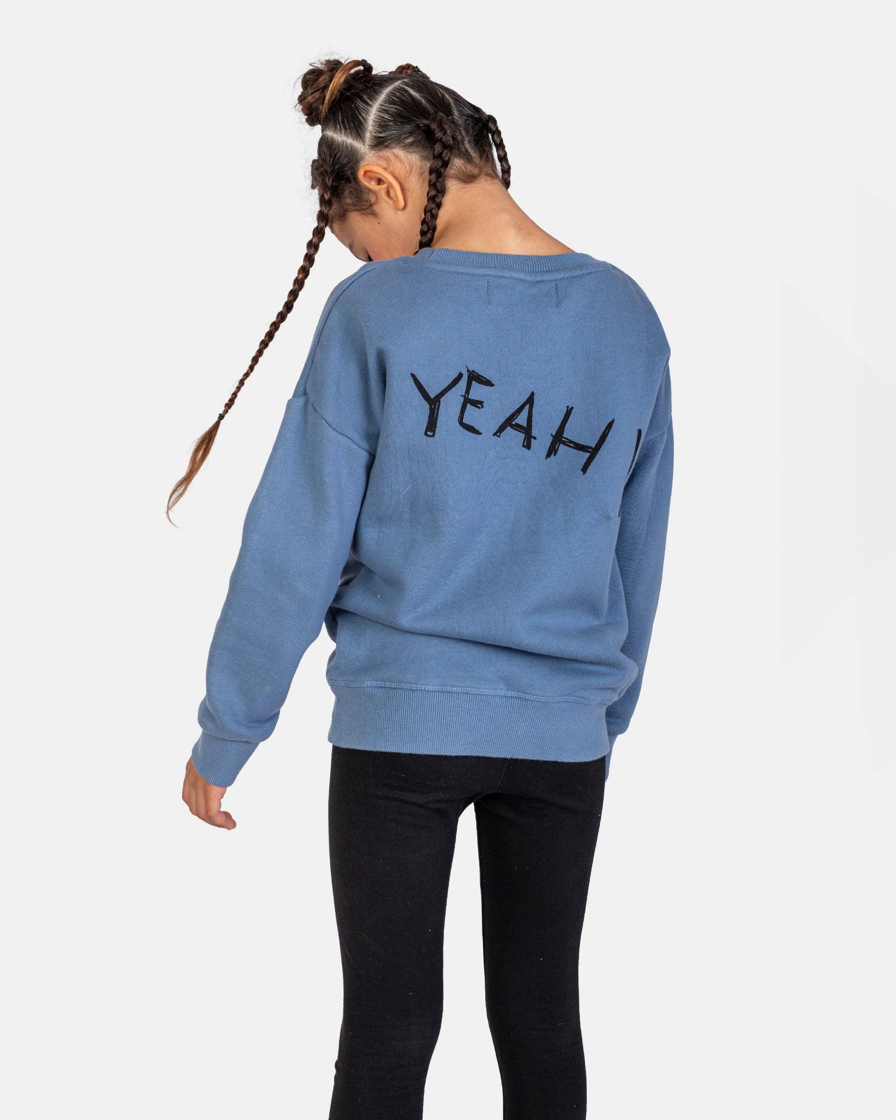 Organic Cotton Sweatshirt "Yeah!" | NAADA - CapuletKids