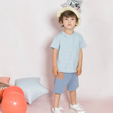 Dusty Blue Shorts | AIMAMA
