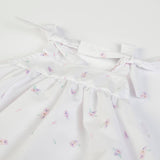 White Floral Print Dress, FS BABY